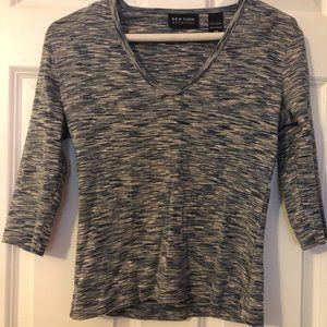 New York & Co 3/4 Sleeve Top